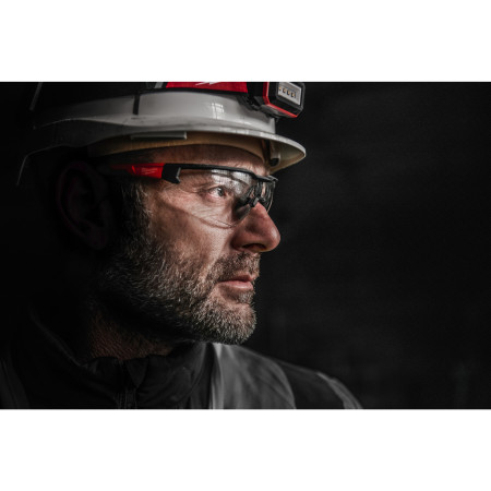 MILWAUKEE Enhanced Safety Glasses Čiré ochranné brýle - odolné proti poškrábání a zamlžování - 1 kus 4932478763