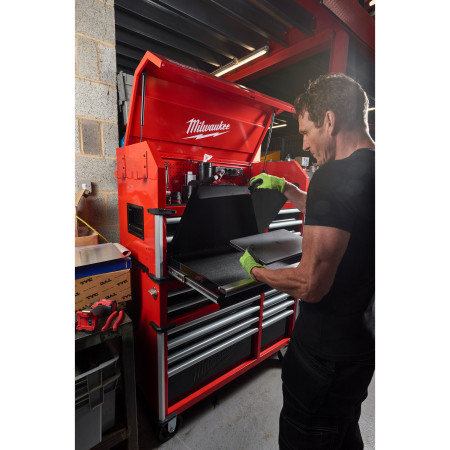 MILWAUKEE SRC46-1 46" / 117 cm vysokokapacitní dílenská ocelová skříň s 10 zásuvkami 4932478852