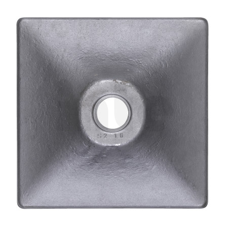 MILWAUKEE Pěchovací deska pro použití se stopkou pro pěchovací desky a pemrlice, upínání 28mm a 30mm Hex, 200 x 200 mm 493247922