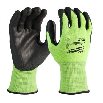 MILWAUKEE Rukavice Hi-Vis Cut Cut C - 7/S - 144 párů 4932479722