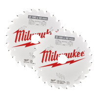 MILWAUKEE set pilových kotoučů Dřevo 190 x 24T/24T-2ks 4058546375980