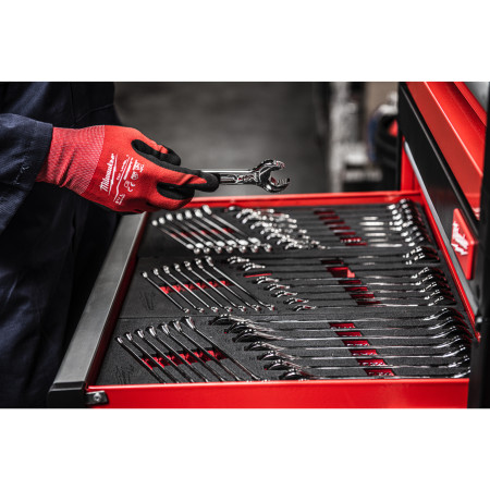 MILWAUKEE Maxbite Ratcheting Combination Spanner Set Foam Insert Pěnová vložka pro sadu ráčnových kombinovaných klíčů MAX BITE™