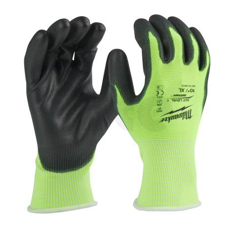 MILWAUKEE Rukavice Hi-Vis Cut Cut A - 10/XL - 1 pár 4932479919