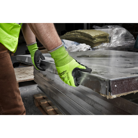 MILWAUKEE Rukavice Hi-Vis Cut Cut D - 8/M - 1 pár 4932479926