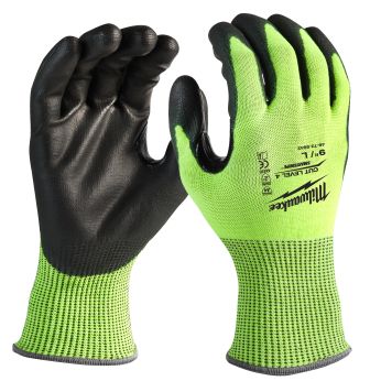 MILWAUKEE Rukavice Hi-Vis Cut Cut D - 8/M - 1 pár 4932479926