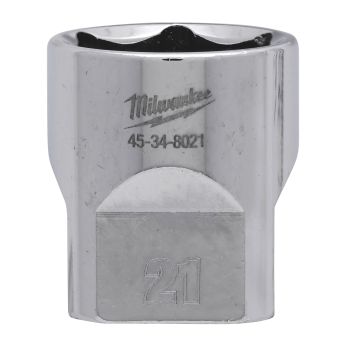 MILWAUKEE 3/8˝ nástrčný klíč - 21 mm 4932479997