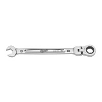 MILWAUKEE Ráčnový očkoplochý klíč MAX BITE s kloubem 10 mm 4932480183