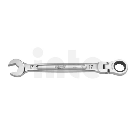 MILWAUKEE Ráčnový očkoplochý klíč MAX BITE s kloubem 17 mm 4932480190