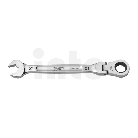 MILWAUKEE Ráčnový očkoplochý klíč MAX BITE s kloubem 21 mm 4932480194