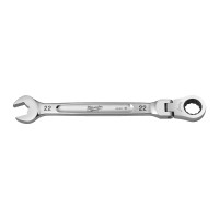 MILWAUKEE Ráčnový očkoplochý klíč MAX BITE s kloubem 22 mm 4932480195
