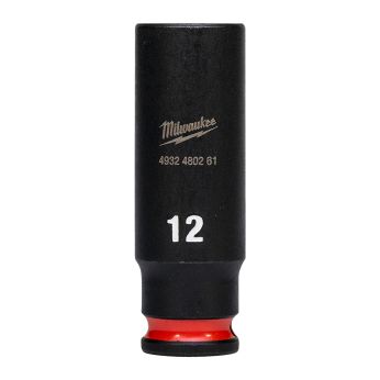 MILWAUKEE Průmyslové hlavice Shockwave 1/4" HEX 12mm dlouhé 4932480261