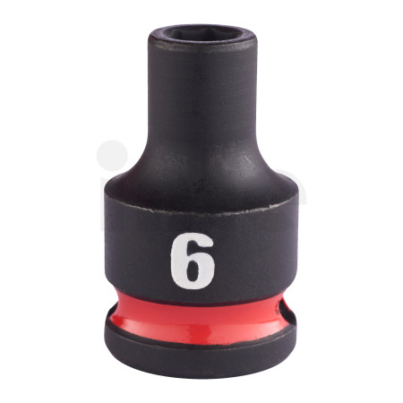 MILWAUKEE Průmyslové hlavice Shockwave 3/8" HEX 6mm krátké 4932480263