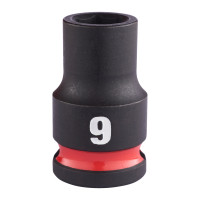 MILWAUKEE Průmyslové hlavice Shockwave 3/8" HEX 9mm krátké 4932480266
