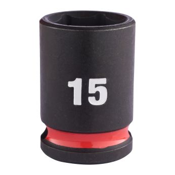 MILWAUKEE Průmyslové hlavice Shockwave 3/8" HEX 15mm krátké 4932480272