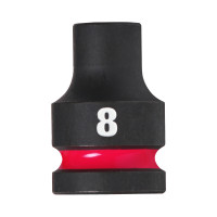 MILWAUKEE Průmyslová hlavice Shockwave 1/2" HEX 8 mm krátká 4932480302