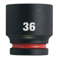 MILWAUKEE Průmyslové hlavice Shockwave 3/4" HEX 36mm krátké 4932480372