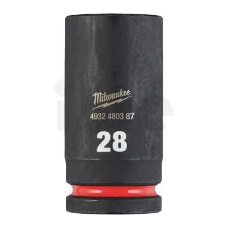 MILWAUKEE Průmyslové hlavice Shockwave 3/4" HEX 28mm dlouhé 4932480387