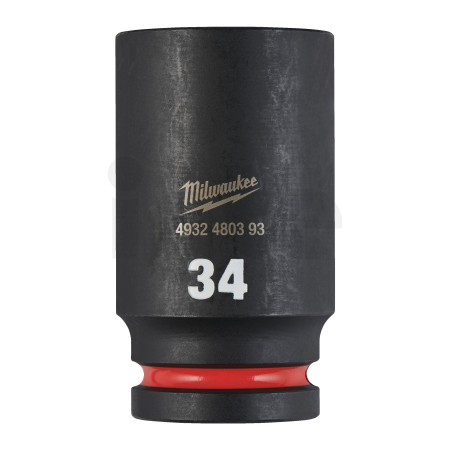 MILWAUKEE Průmyslové hlavice Shockwave 3/4" HEX 34mm dlouhé 4932480393