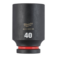 MILWAUKEE Průmyslové hlavice Shockwave 3/4" HEX 40mm dlouhé 4932480399