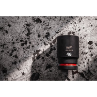 MILWAUKEE Průmyslové hlavice Shockwave 1" HEX 46mm dlouhé 4932480434