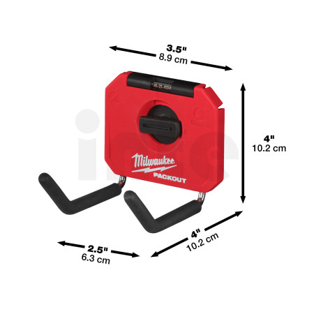 MILWAUKEE PACKOUT malý rovný univerzální háček 4932480704