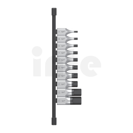MILWAUKEE ½″ sada nástrčných metrických klíčů Hex 10 ks 4932480853