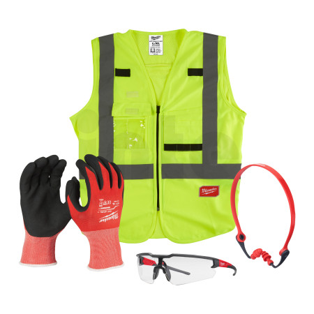 MILWAUKEE Ochranné pomůcky PPE KIT - Sada pro stavbu 4932492063