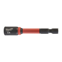 MILWAUKEE Magnetický nástrčný klíč SHOCKWAVE IMPACT DUTY 1/4"x65mm-1ks 4932492436