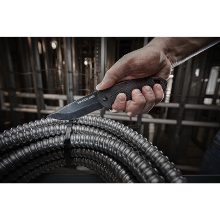 MILWAUKEE HARDLINE™ zavírací nůž 89 mm - s hladkým ostřím 4932492453