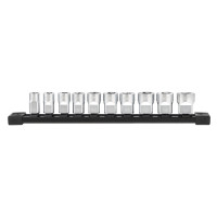 MILWAUKEE 3/8″ sada chromovaných nástrčných metrických klíčů 10 ks 4932492507