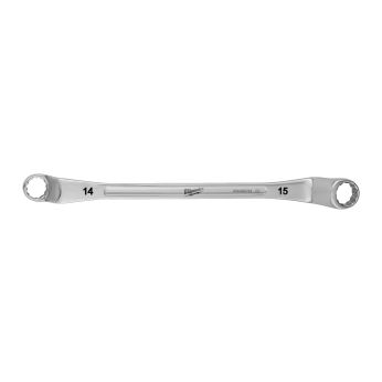 MILWAUKEE Vyhnutý oboustranný očkový klíč 14x15mm 4932492744