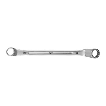 MILWAUKEE Vyhnutý oboustranný očkový klíč 21x23mm 4932492750