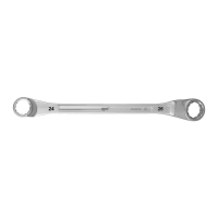 MILWAUKEE Vyhnutý oboustranný očkový klíč 24x26mm 4932492752
