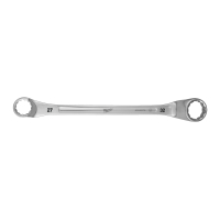 MILWAUKEE Vyhnutý oboustranný očkový klíč 27x32mm 4932492755
