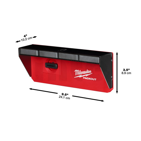 MILWAUKEE PACKOUT Magnetická polička 4932493378