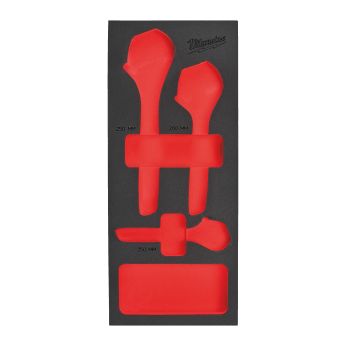 MILWAUKEE Prázdná pěnová vložka pro sadu nastavitelných klíčů 3 ks 4932493674
