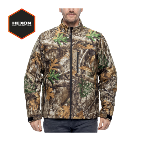 MILWAUKEE M12 HJCAMO7-0 (L) HEXON Vyhřívaná bunda maskáčová 4932493833