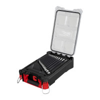 MILWAUKEE 15 dílná sada očkoplochých klíčů MAXBITE s organizérem PACKOUT 4932498141