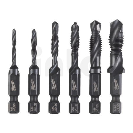 MILWAUKEE Sada kombinovaných vrtáků 1/4" HSS-G 6 ks 4932498267