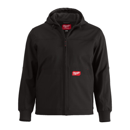 MILWAUKEE FREEFLEX SJ BL XL Softshellová bunda s kapucí černá, velikost XL, 4932498274