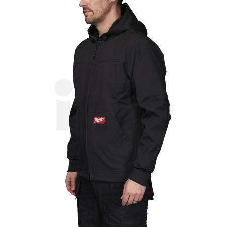 MILWAUKEE FREEFLEX SJ BL XXL Softshellová bunda s kapucí černá, velikost XXL, 4932498275