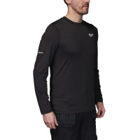 MILWAUKEE WORKSKIN CWB LS BL XXXL spodní triko do chladného počasí s dlouhým rukávem černé, velikost XXXL 4932498288