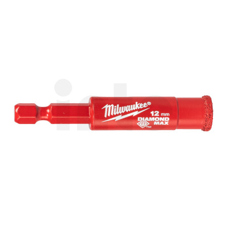 MILWAUKEE 1/4" HEX Vrták pro mokré vrtání DIAMOND MAX, 12 mm 4932498345