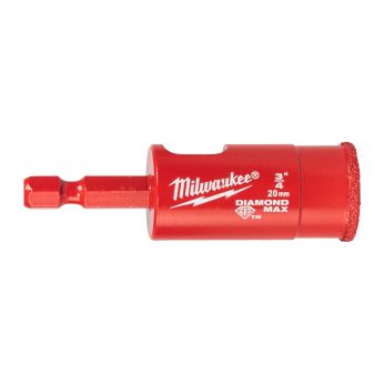 MILWAUKEE 1/4" HEX Vrták pro mokré vrtání DIAMOND MAX, 20 mm 4932498348