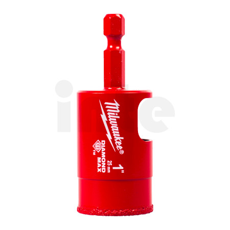 MILWAUKEE 1/4" HEX Vrták pro mokré vrtání DIAMOND MAX, 25 mm 4932498350