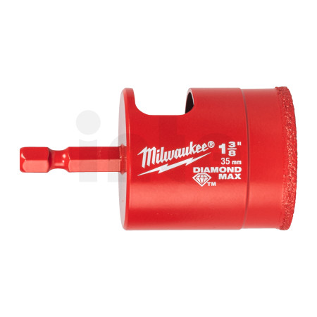MILWAUKEE 1/4" HEX Vrták pro mokré vrtání DIAMOND MAX, 35mm 4932498353