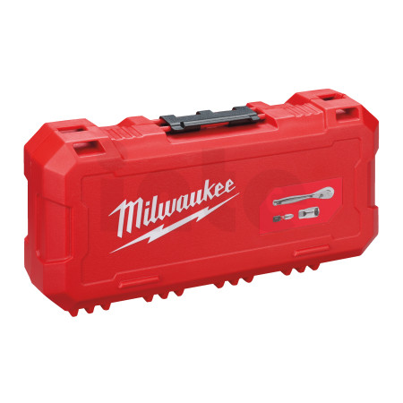 MILWAUKEE ¼″ Sada ráčny, šroubováku a nástrčných klíčů v boxu kompatibilním se systémem PACKOUT™ 4932498381
