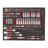 MILWAUKEE ¼″, ⅜″ & ½″ sada ráčny a nástrčných hlavic v pěnové vložce 4932498518