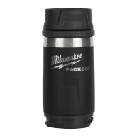 MILWAUKEE Láhve PACKOUT™ s víčkem 355 ml černá 4932498978