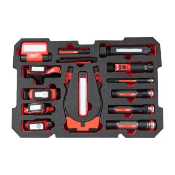 MILWAUKEE PACKOUT Prázdná pěnová vložka na osobní osvětlení 4932499006